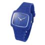 Montre analogique en silicone time squared Bleubleu