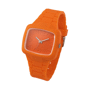 Montre analogique en silicone time squared Orangeorange