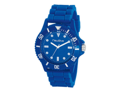 Montre analogique rose fluo (silicone) newave