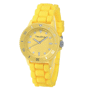 Montre analogique rose fluo (silicone) newave Jaunejaune