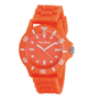 Montre analogique rose fluo (silicone) newave Au choixorange fluo