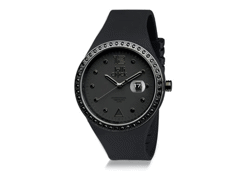 Montre-bracelet lolliclock black crystal