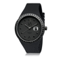 Montre-bracelet lolliclock black crystal Noirnoir