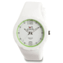 Montre-bracelet lolliclock fresh black light blue Blancblanc/vert clair