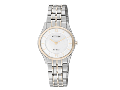 Montre femme - boitier acier-cadran blanc