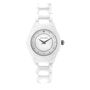 Montre femme - boitier céramique-cadran blanc Au choixCéramique