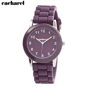 Montre gomme white Violetviolet