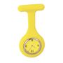 Montre infirmière analogique silicone spoon Jaunejaune