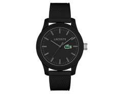 Montre mixte - boitier acier-cadran noir