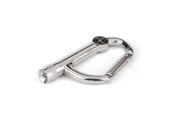 Mousqueton avec torche - 100 x 50 mm