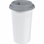 Mug avec couvercle en silicone GrisGris