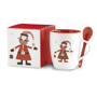 Mug avec petite cuillère Au choixmulticolore