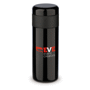 Mug Flow 400ml inox Noirnoir