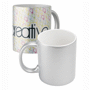 Mug pour sublimation look métallique Alloy Au choixargenté