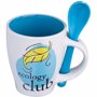 Mug tasse avec cuillère BleuBleu