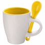 Mug tasse avec cuillère JauneJaune