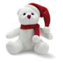 Ours en peluche blanc Blancblanc
