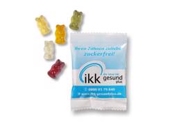 Ourson gélifiés publicitaire sans sucre