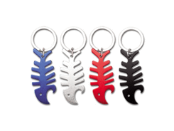 Ouvre bouteilles porte clés forme de poisson en al