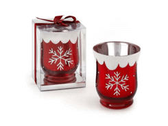 P.-bougie chau.-plat flocon.de.neige-75x9