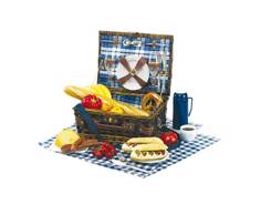 Panier pique-nique avec couverts personnalisé