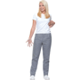 Pantalon de cuisine à carreaux femme Au choixnoir/blanc