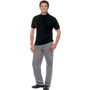 Pantalon de cuisine homme Au choixnoir/blanc