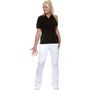 Pantalon de cuisine logotée femme Blancblanc