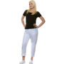 Pantalon de cuisine personnalisée 3/4 femme Blancblanc