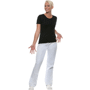 Pantalon de cuisine pour femme Blancblanc