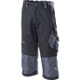 Pantalon de sécurité 3/4 homme Noirnoir/carbone