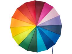 Parapluie grand golf arc-en-ciel