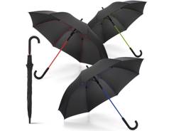 Parapluies canne manche coloré