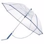 Parapluie transparent personnalisé BleuBleu