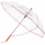 Parapluie transparent personnalisé OrangeOrange