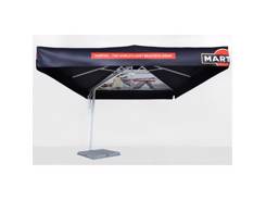 Parasol mat décentré 300 cm