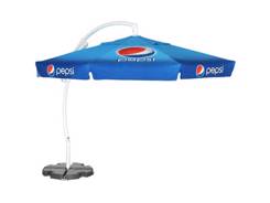 Parasol mat déporté 350 cm