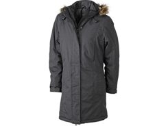 Parka à capuche amovible femme