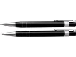 Parure de stylo bille et porte-mine en alumimium
