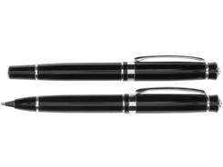 Parure de stylo bille et roller logoté