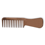 Peigne plastique poiles largues MarronMarron