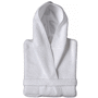 Peignoir à capuche bebes Blancblanc