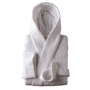 Peignoir à capuche enfant Blancblanc