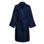 Peignoir col kimono jalla extrasoft Au choixbleu foncé