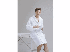 - peignoir de bain col chÂle