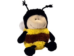 Peluche abeille assis 15 cm