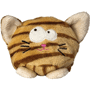 Peluche chat micro fibre Au choixmarron clair