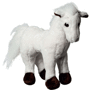 Peluche cheval 18 cm Blancblanc