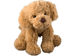 Peluche chien assis 24 cm
