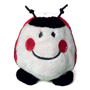 Peluche coccinelle Au choixblanc/rouge